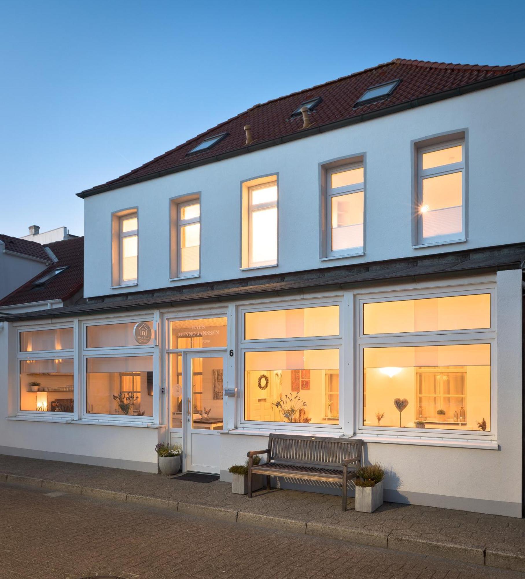 Haus Menno Janssen - Einzelzimmer Norderney Exteriör bild